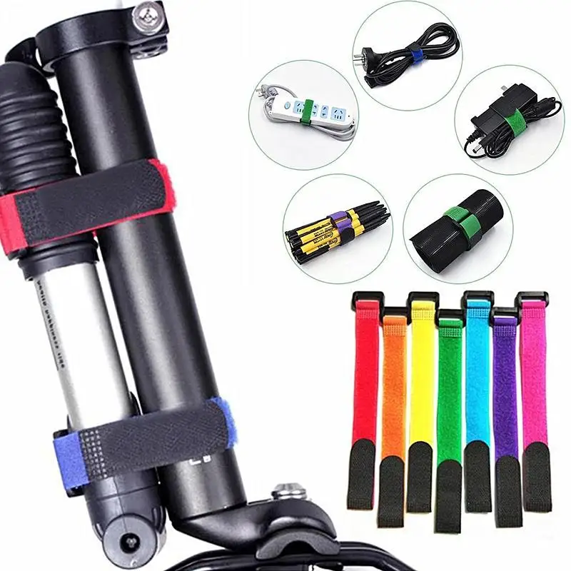 Fishing Rod Tie Holder Strap Suspender Fastener Hook Loop Ties Belt Fishing Rod Strapping Wrap Band Outdoor Fish Tool